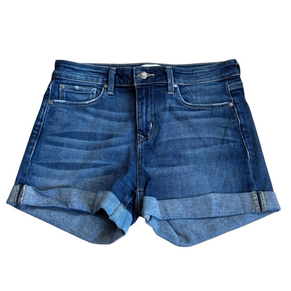 Level 99 Women's Cufffed Jean Shorts in Summer Storm Size 29